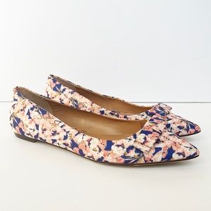 J. Crew Floral Amelia Flat
